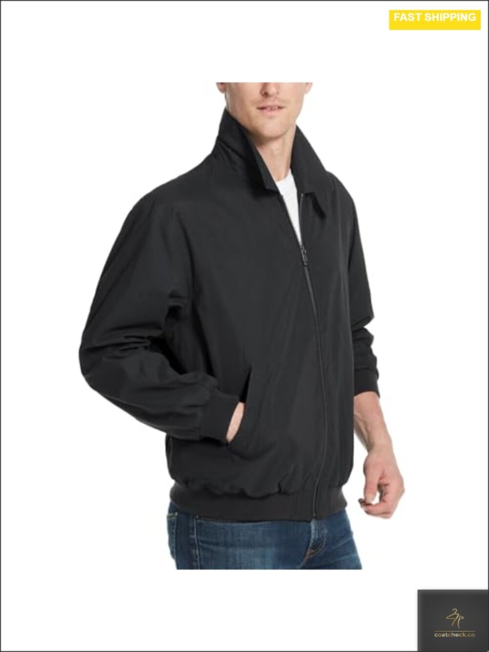 Men's Performance Golf Jacket Water-Resistant Windbreaker